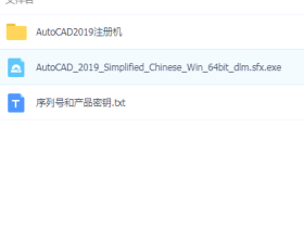 AutoCAD2019简体中文版64位及注册机